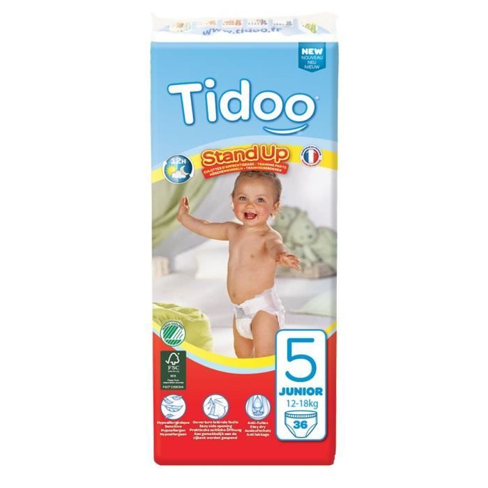 Tidoo Stand Up Culottes d'Apprentissage Taille 5 Junior 36 culottes