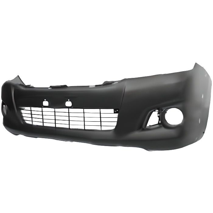 Pare chocs avant pour TOYOTA HILUX PICK UP depuis 2011, Noir, trou antibrouillard, Neuf.