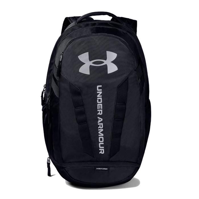 Sac à dos Under Armour HUSTLE - Réf. 1361176-001. Couleur : Noir. Détails. - Technologie UA Storm pour une finition imperméable