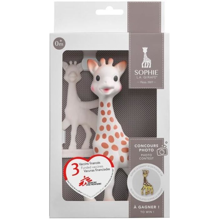 SOPHIE LA GIRAFE Coffret Award avec Anneau de Dentition Vanille