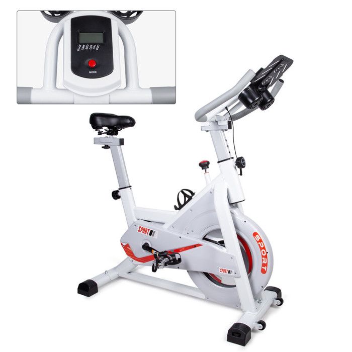Velo d appartement ecran LCD multifonctions velo Resistance reglables Entrainement Velo D appartement Evoland Velo D exercice Cdiscount Sport