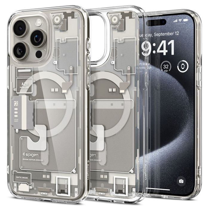 Coque Téléphone - Spigen - Ultra Hybrid MagFit - Anti-Jaunissement - Compatible MagSafe - iPhone 15 Pro