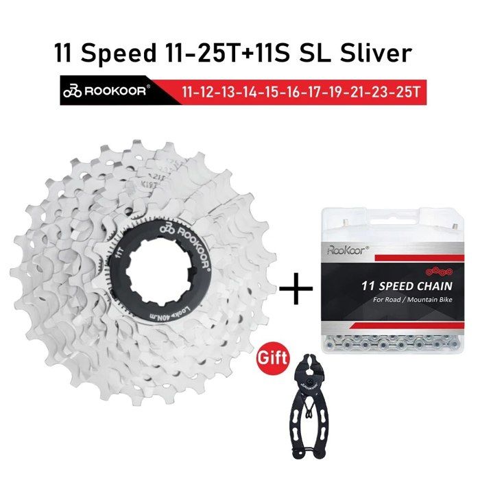Cassette 9 Vitesses 11-25 Dents Pour Vélo Route/VTT - Compatible Shimano/SRAM - Marque Air Bike