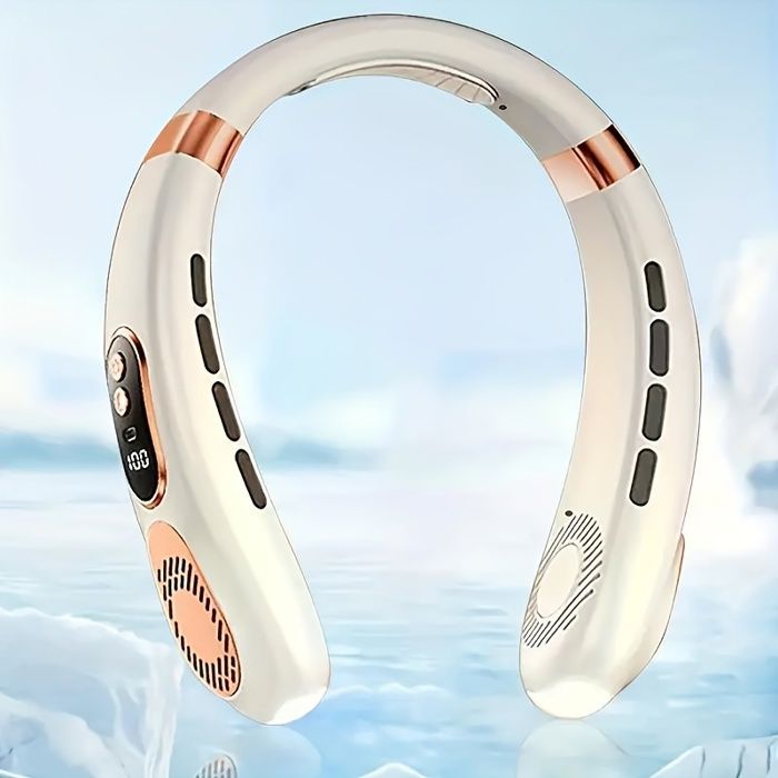 1pc-Mini ventilateur USB portable ventilateur de refroidissement pour le cou parfait pour la maison et les voyages-blanc - Nobrand