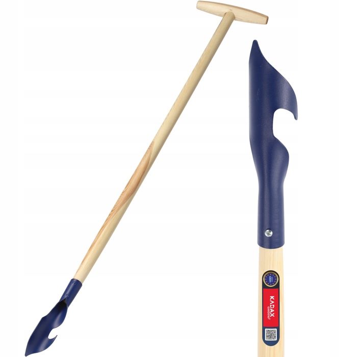 Lot De 2 Désherbeurs Manuels Acier Inoxydable Long Manche 30 Cm - Outil Jardin Anti-Mauvaises Herbes