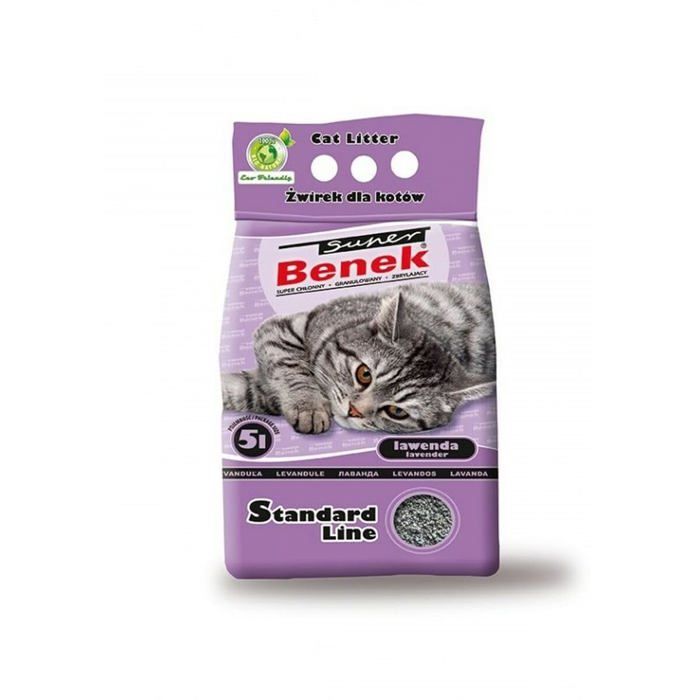 Litière - CERTECH - Standard Lawenda - Minérale - 5L - Agglomérante
