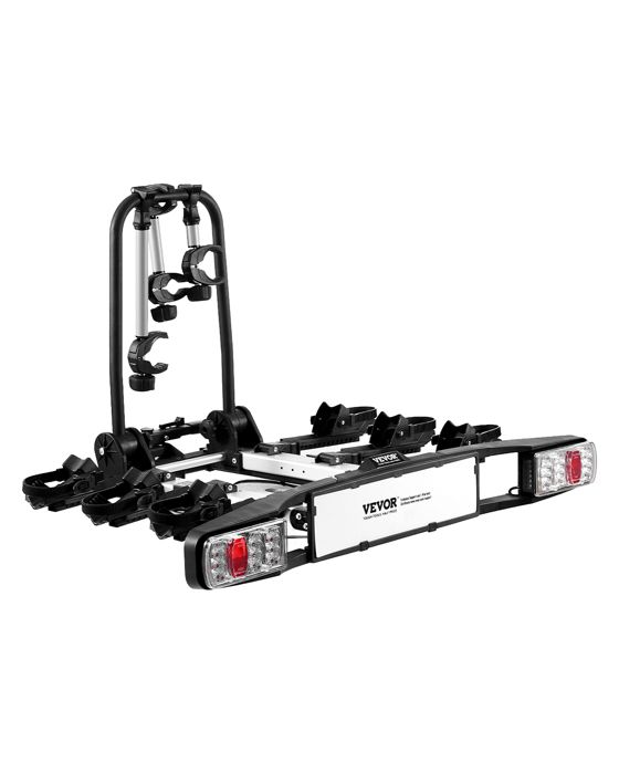 Porte-Vélos D'Attelage Pour 2 Vélos (jusqu'à 50 Kg) - Pliable, Avec Protection Cadre - FISCHER SmartLine
