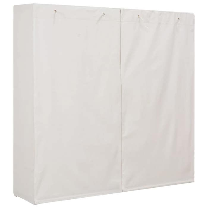 Bon plan Meuble Penderie Dressing - JILI HOT - Garde-robe Blanc 173x40x170cm Tissu Thome3786127