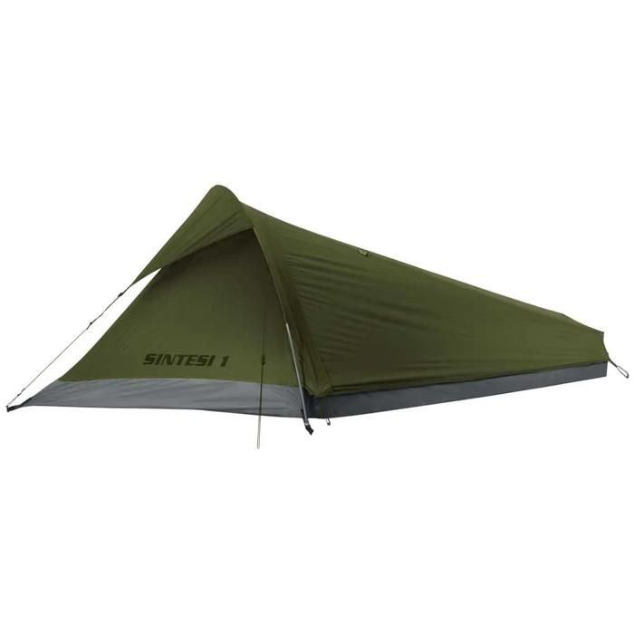 Tente Monoplace - Ferrino - Sintesi 1 - Ultra Légère - Imperméable 3000 mm - Vert Olive