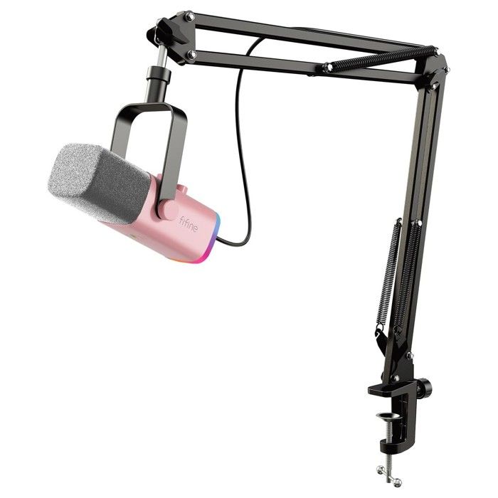 FIFINE USB/XLR Streaming Micro Gaming pour PC PS4 PS5, RGB - Main Image