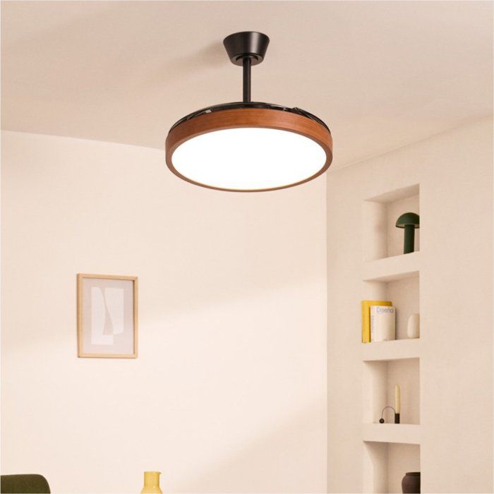 Ventilateur de plafond - Create - Avec lumière - Pales rétractables - LED 3 températures - Create