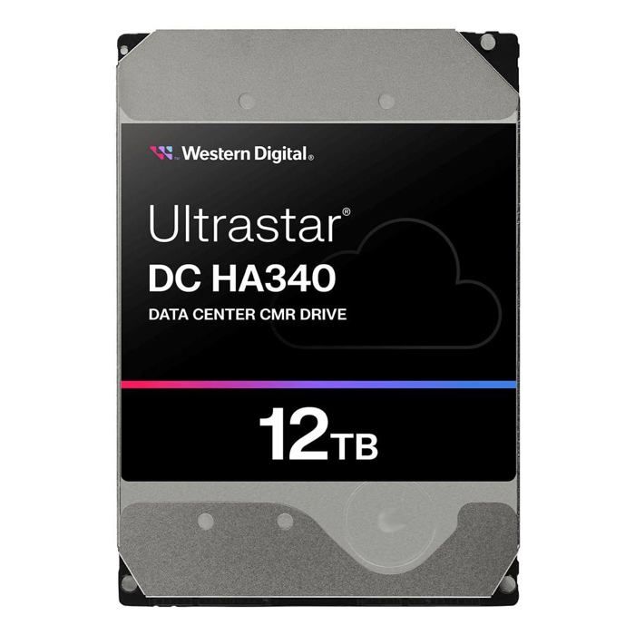 WD Ultrastar DC HA340 WUS721212BLE6L4 Disque dur Centre de données 12 To interne 3.5 SATA 6Gb/ 7200 toursmin mémoire tampon : 512 Mo - vue 2
