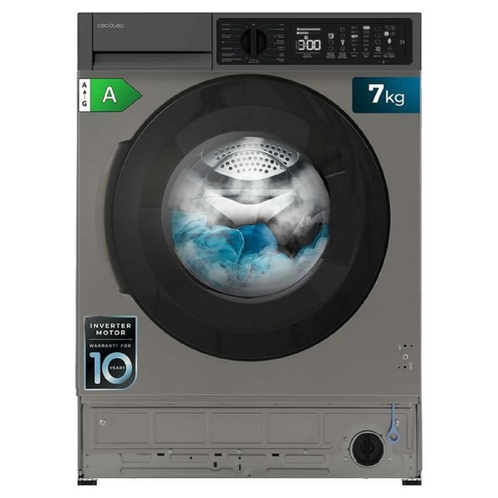 Cecotec Lave-linge encastrables Bolero DressCode 750 BI Inverter Steel A - Cecotec