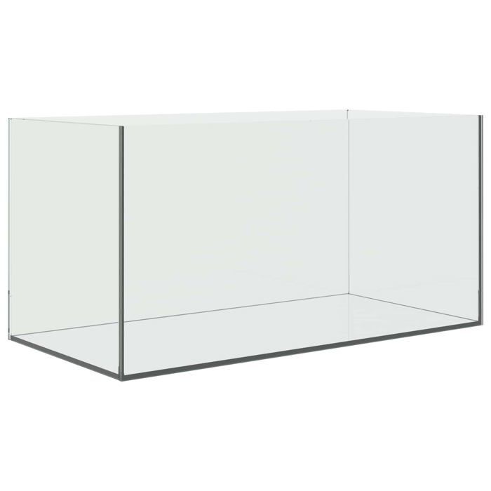 Comparer les prix de Aquarium en verre rectangulaire - vidaXL - 60x30x30 cm - Blanc - Verre robuste - Bords lisses - Sans couture