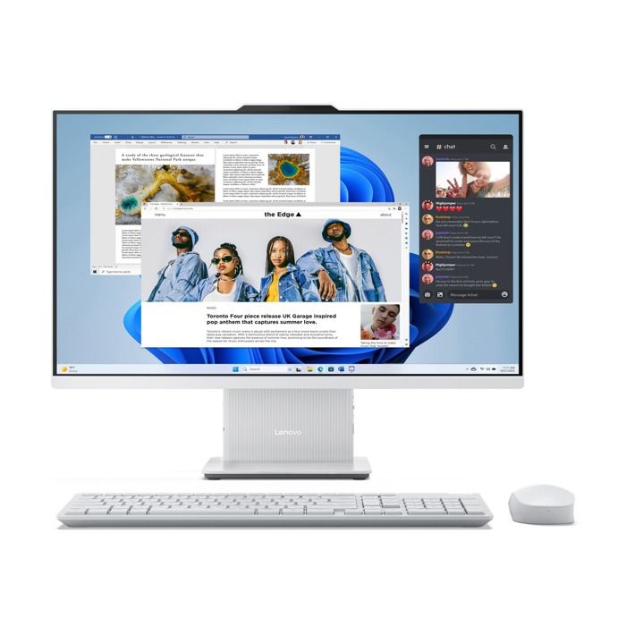 IdeaCentre AIO 27ARR9 F0HQ008KFR 27 AMD Ryzen 5 RAM SSD nuage - vue 3