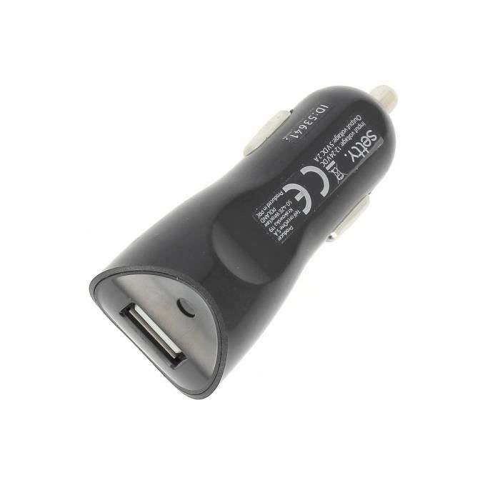 Chargeur Auto Compact Usb 2a Pour Amazon Tablette Kindle Fire 8 9