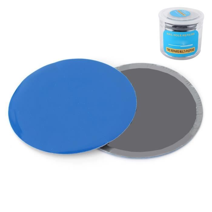 Kit De 80 Patches De Réparation Pour Pneus - Diamètre 58 Mm, Résistants, Ronds - Réparation Rapide