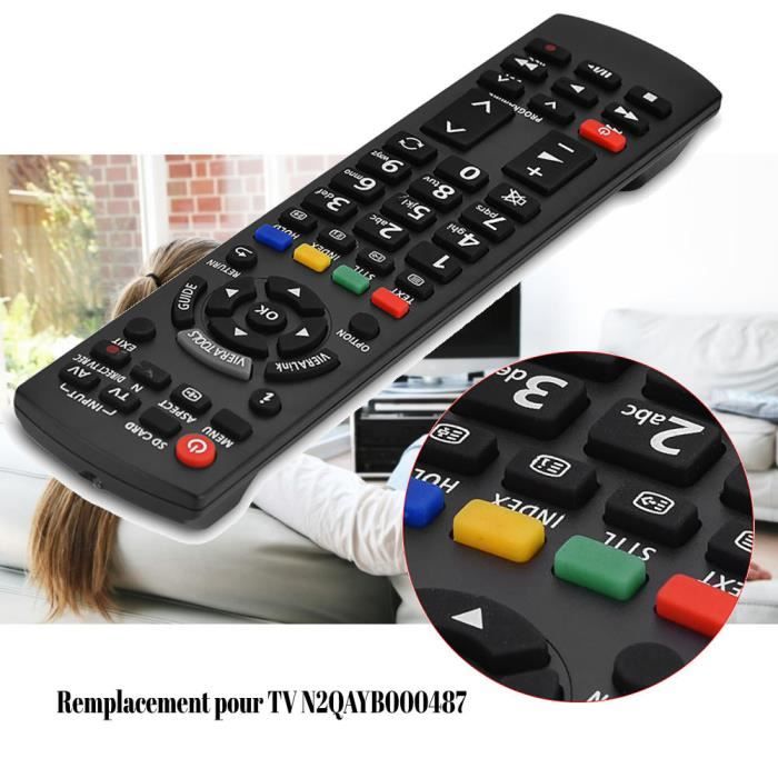 Télécommande De Remplacement Pour Panasonic N2QAYB000550, PTDW8300U, PT8700U - Compatible, Toutes Fonctions, Garantie 12 Mois
