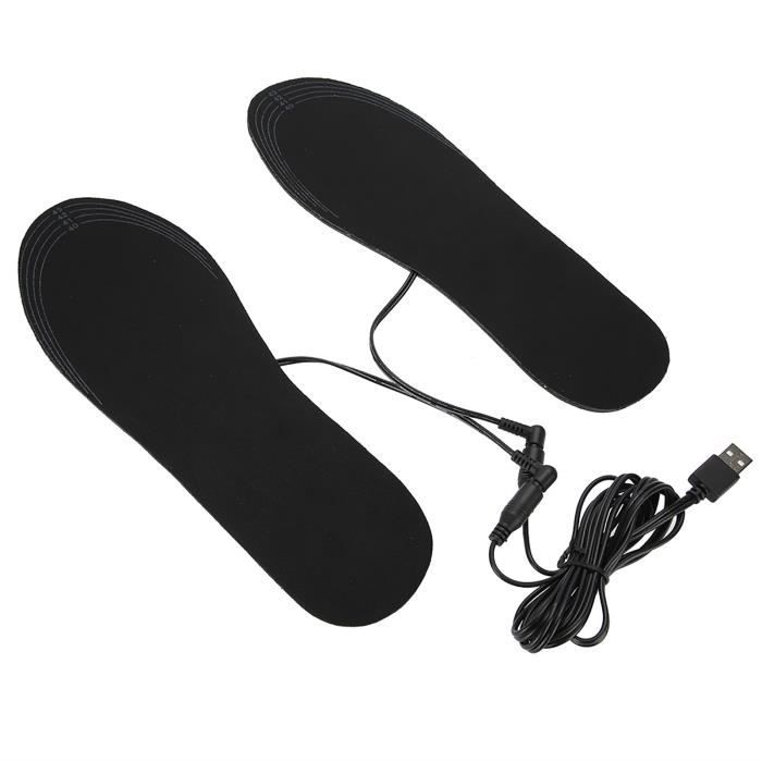 Semelles Chauffantes USB Avec Télécommande - 2x3000mAh - 3 Températures - Pour Chaussures D'hiver