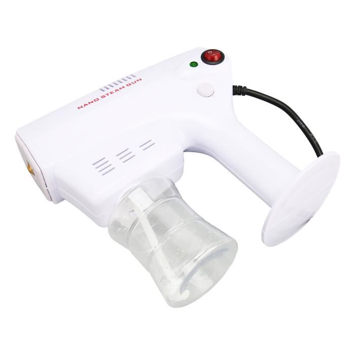 Pulvérisateur Désinfectant Portable à Brouillard Fin - Démarrage Une Touche, 6 Lampes Bleues, Batterie Rechargeable Type-C - Capacité 300ml, Autonomie 20 Min