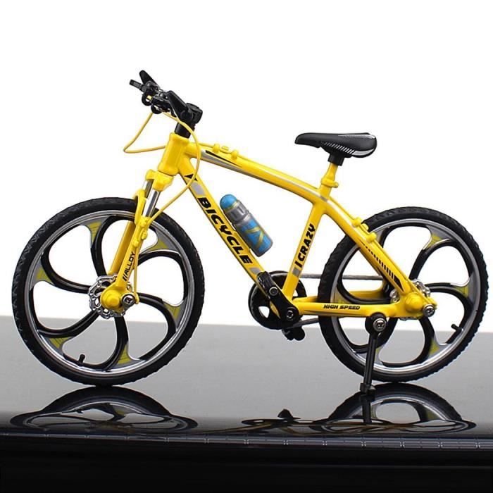Vélo VTT miniature pour enfants, modèle en métal, échelle 1:10, jouet de  collection