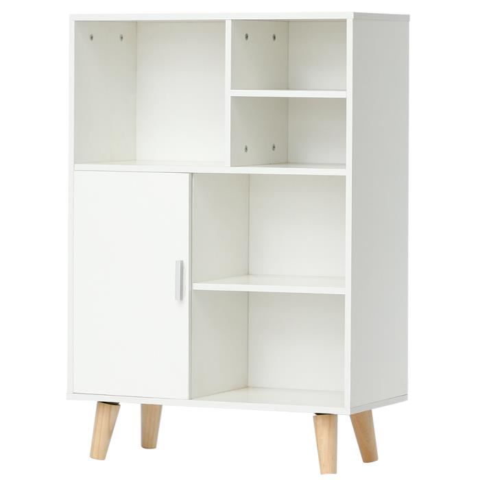 Ruii Meubles De Rangement Blanc Bibliotheque Scandinave En Bois Achat Vente Bibliotheque Ruii Meubles De Rangement Soldes Sur Cdiscount Des Le 20 Janvier Cdiscount