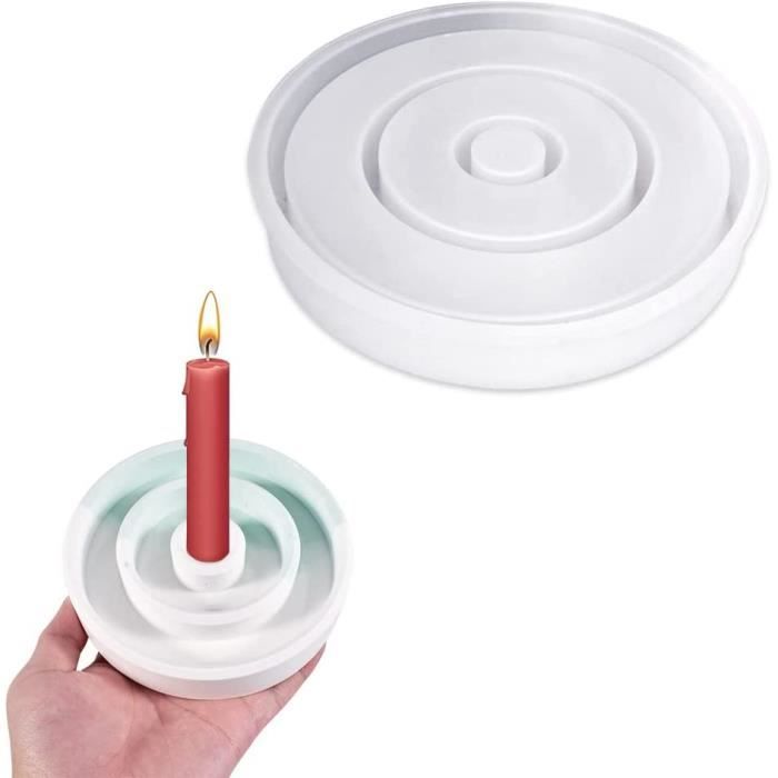Moules Cylindriques En Silicone Pour Photophores Résine - DIY Déco, Bougeoirs, Diffuseurs Huiles Essentielles - 2 Tailles - 9
