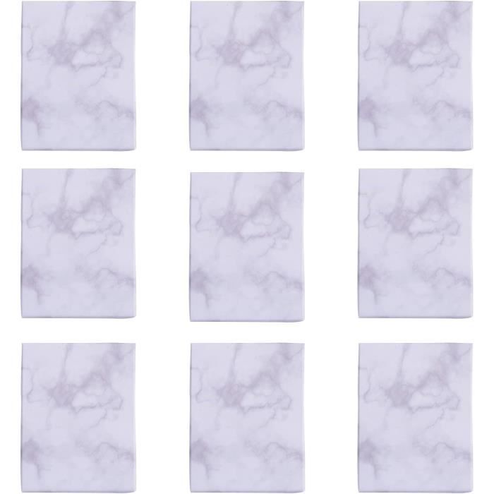 20 Boîtes à Bijoux En Carton Effet Marbre Blanc - 5x7,9x2,7 Cm, Avec Insert En éponge, Idéales Pour Cadeaux Ou Présentation - 1