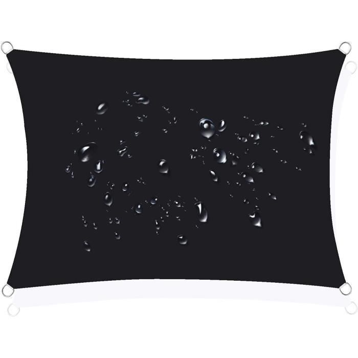 Voile D'ombrage Rectangulaire - LRHRHR - Rose - 2x1.8m - Imperméable Et