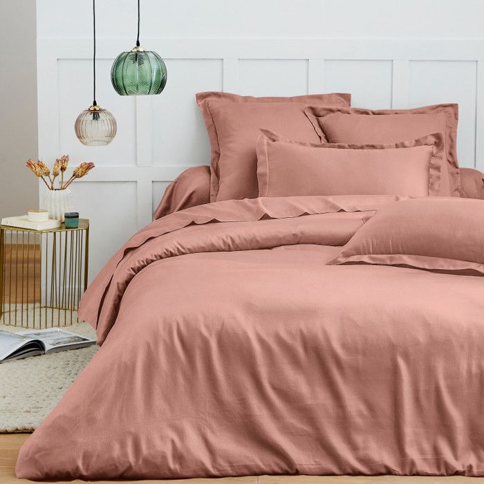 Housse de couette 240 x 220 cm Prémium pour lit 2 places - Prémium Vieux Rose Housse de couette 240 x 220 cm Prémium pour lit 2 places - Prémium Vieux Rose