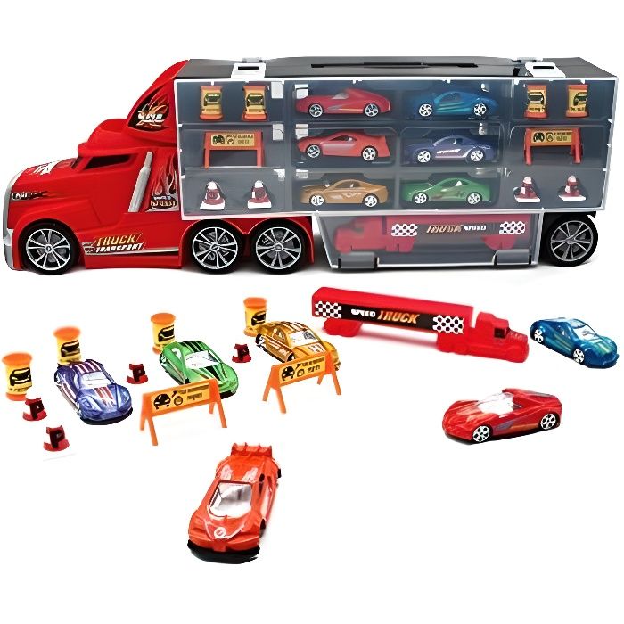 camion transporteur de voiture majorette