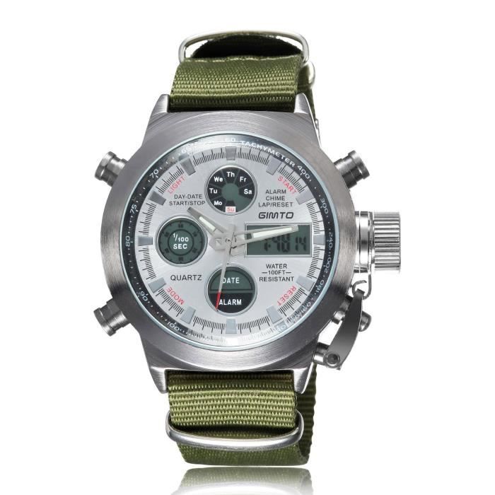 Montre Homme Louis Richard Kinnaird - Multifonction - Cuir & Acier - 48mm