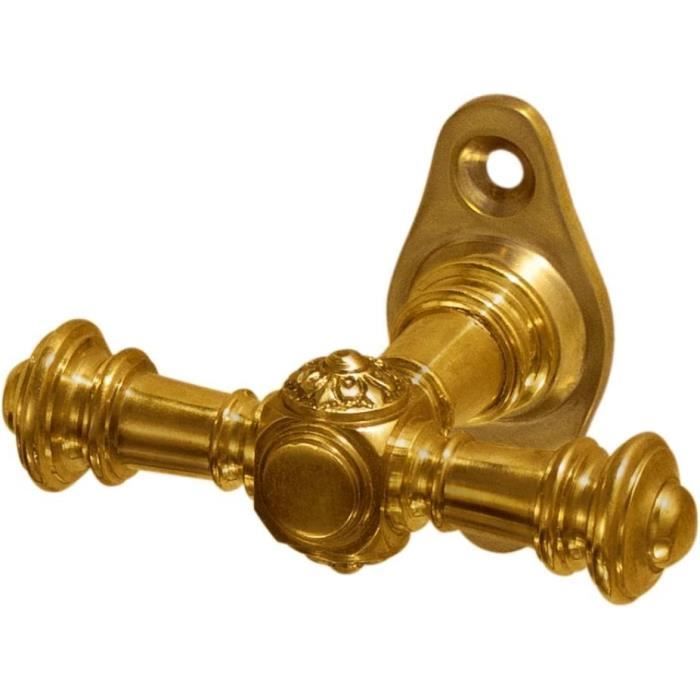 Poignée De Fenêtre De Style Urbain | Poignée De Fenêtre Antique | Laiton Poli | Modèle "Altona B