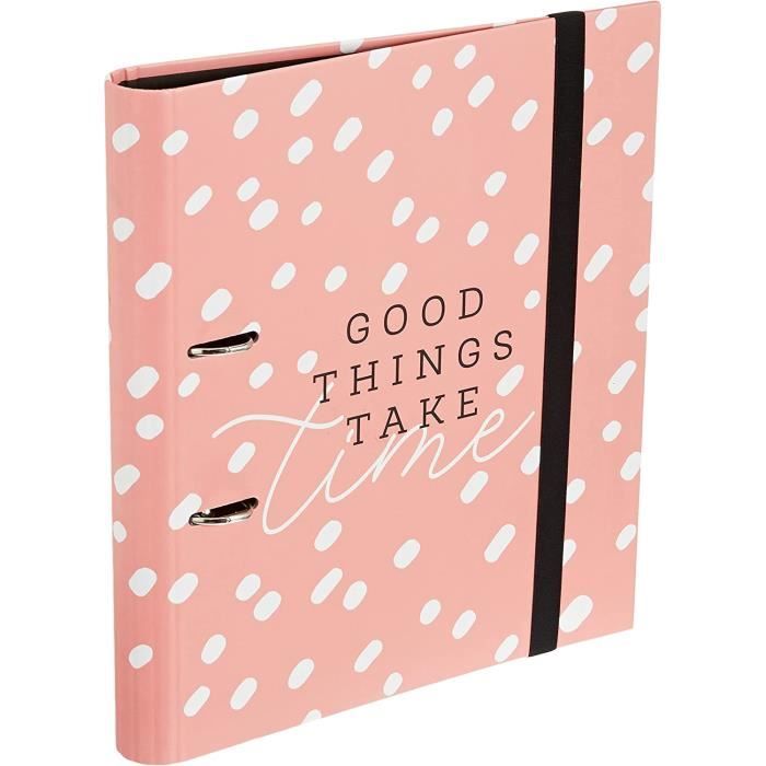 Classeur A4 2 Anneaux Sonic - Couverture Rigide Avec Élastique | Fourniture Scolaire Et Bureau | Gamme Grupo Erik