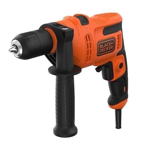 Perceuse à percussion - BLACK & DECKER - BEH200K-QS - 500 Watt - Mandrin 1 main - 13 mm