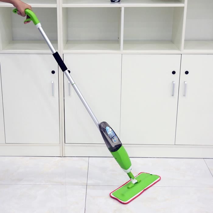 Balai Vapeur Bleu avec Pulvérisation Mop Spray Pliable