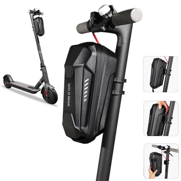 Sac de Trottinette Électrique, Sac de Rangement pour Scooter Étanche Sacoche Guidon de Grande Capacité 4L pour Scooter Vélo