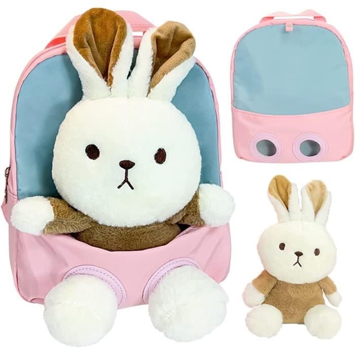 Sac a Dos Enfant Cartable Bebe en Lapin pour Ecole Maternelle Sac a Dos Maternelle Fille Leger Cartable Petit Mignon Sac rose Cdiscount Bagagerie Maroquinerie