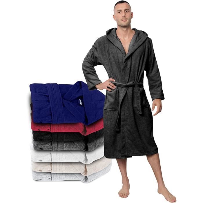 Peignoir de bain eponge homme online