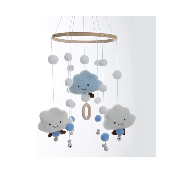 Suspension Lune 3D Mignonne Ours & Lapin – Plafonnier Enfant Chambre Fille Bébé 15 Cm Lumière Chaude Laitière