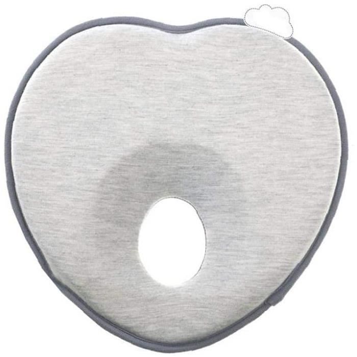 Coussin De Tete Plat En Mousse Souple Pour Bebe Pour Nouveau Ne Gris 694 Cdiscount Maison