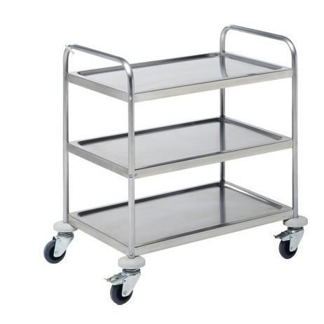Chariot De Service En Inox 3 Etages Achat Vente Chariot