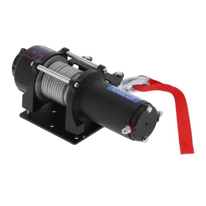 Qiilu treuils 12V Treuil électrique 4000LB / 1815kg 12V