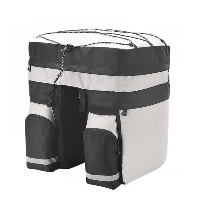 Accessoire vélo,sac de transport de vélo 60l avec housse de pluie, portebagage arrière