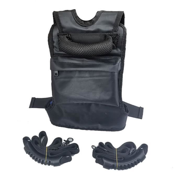Protection Dorsale Moto - Coque PE Anti-choc, Ceinture Réglable - Pour Moto, Skate, Ski - Taille Ajustable