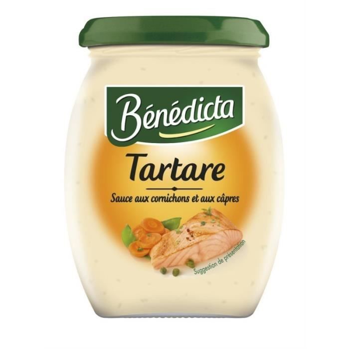 Bénédicta Tartare Sauce au Cornichons et aux Câpres 260g (lot de 6) Cdiscount Au quotidien