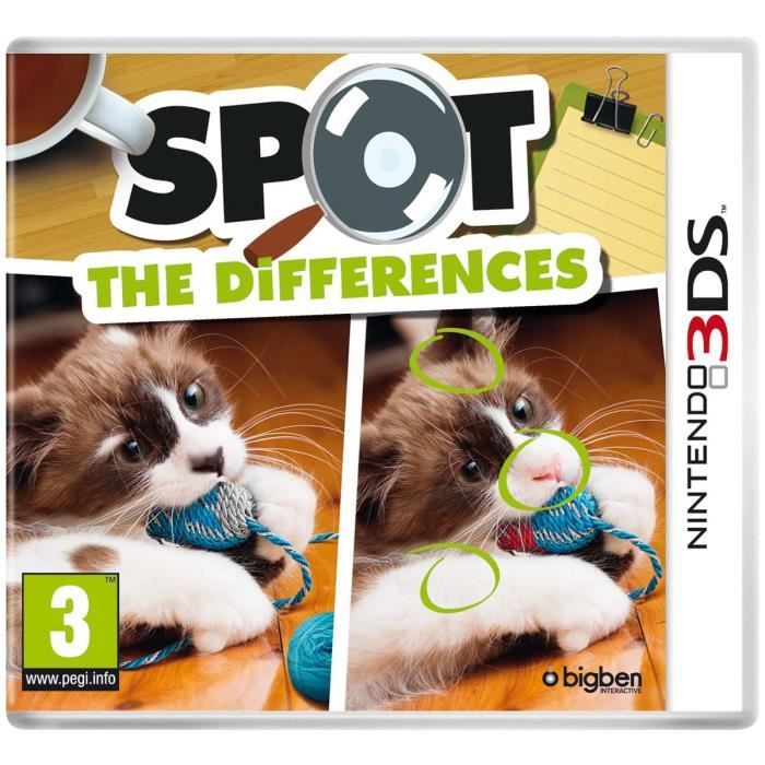 Spot The Differences ! 3ds - vue 4