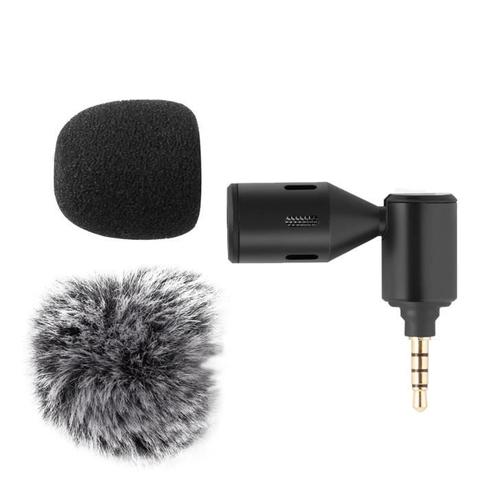 Mini Microphone 3,5 Mm Omnidirectionnel EY-630A – Qualité Studio Pour Smartphone, Tablette, Enregistreur – Prise Jack 4 Pôles, Ultra Sensible & Portable