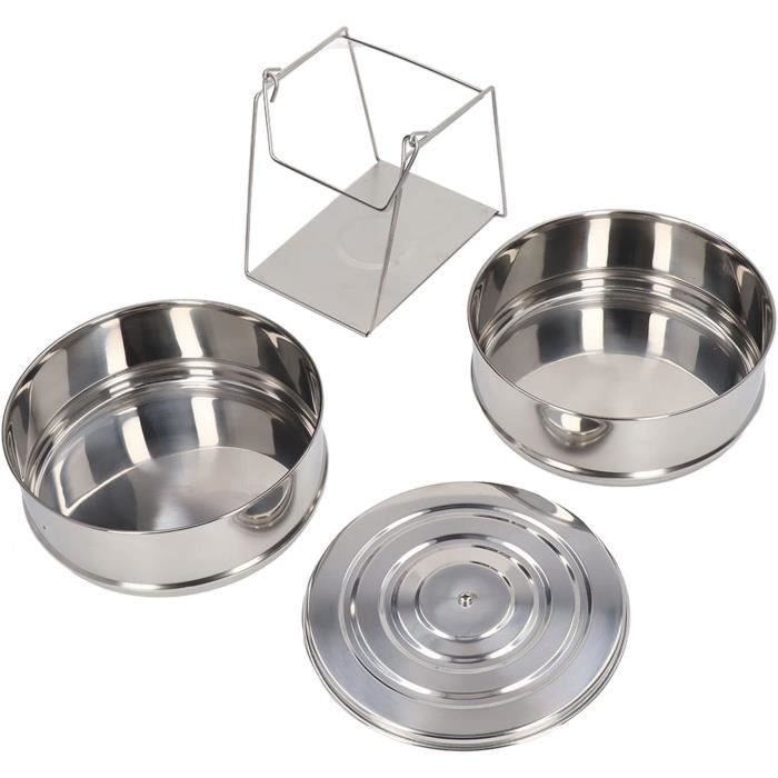 Panier Vapeur Inox 16 Cm - Pour Casserole, Cuisson œufs, Légumes, Design Pliable Avec Poignée