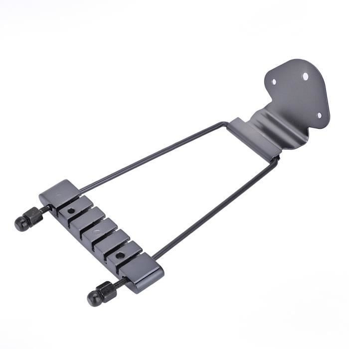 Pont De Guitare Jazz En Palissandre - Pont Central + Moustaches - Pour Guitare Manouche - Longueur 260mm